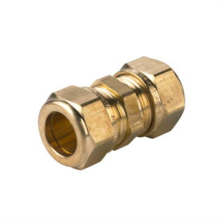 Compression fitting straight screw connection 15mm