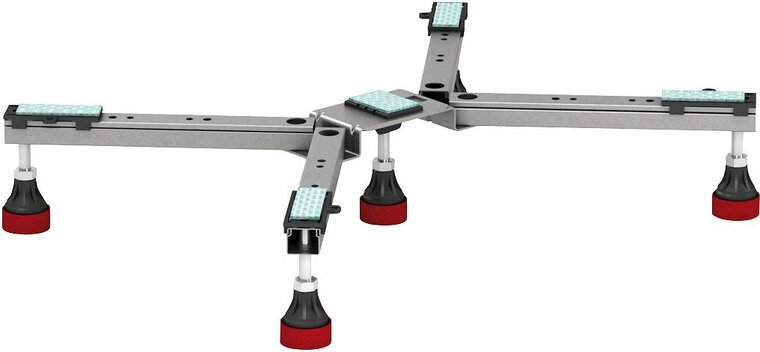 Set poten douche Mepa BW5 5-delig h8.5 - 10.5 cm