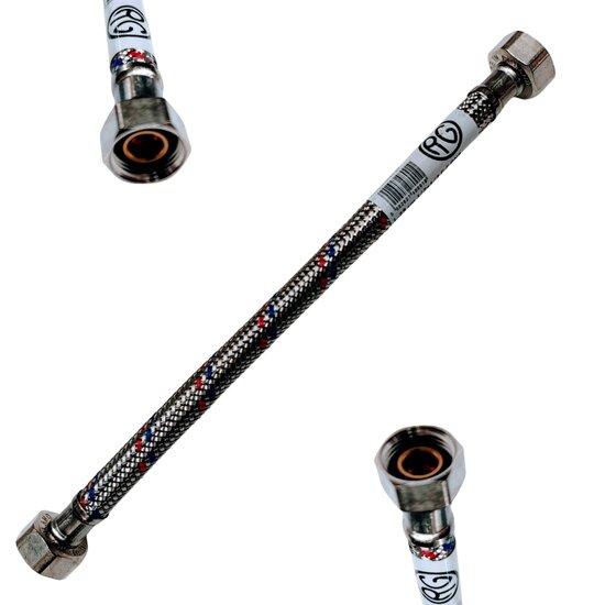 Flexibel DN8 1/2-1/2&quot; F/F 25 cm