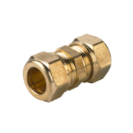 Compression fitting straight screw connection 15mm