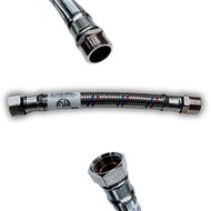 Flexibel DN13 1/2-1/2&quot; M/F 20 cm