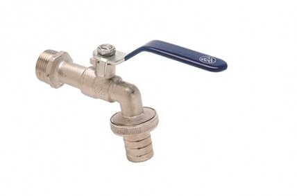 Dienstkraan blauw 3/4"