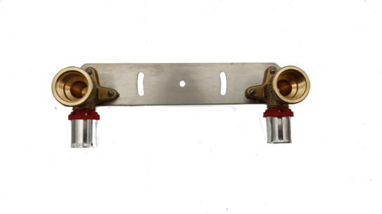 Dubbele pers muurplaat 1/2" voor alpex 16mm