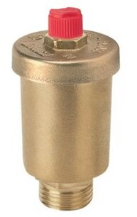 Automatische ontluchter alu-pex 3/8"M zonder waterslot