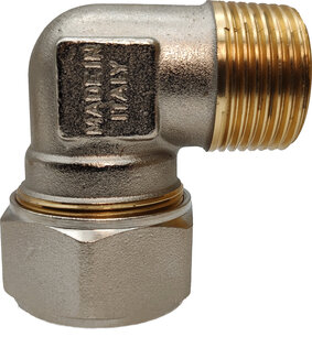 Bocht 32mm naar 4/4" buitendraad