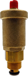 Automatische ontluchter alu-pex 3/8"M