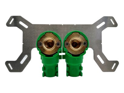 Inbouwdoos / muurplaat voor radiatoren (pers)