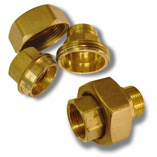 3 delige koppeling 4/4" M/F