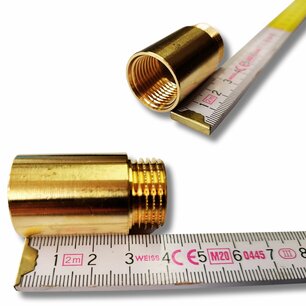 Verlengstuk 1/2" M/F 30mm