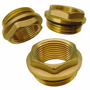 Platte reductie 1 naar 3/4 met o-ring