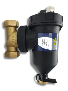 Vuilafscheider met magneet 4/4" F/F 