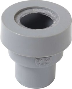 PVC overgang van 40mm lijm naar 40mm rubber