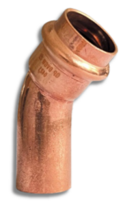 Persbocht 28mm M/F 45°