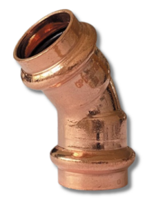 Persbocht 28mm F/F 45°