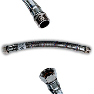 Flexibel DN25 M/F 1" 50 cm