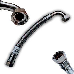 Flexibel met bocht DN19 F/F 3/4"  40cm